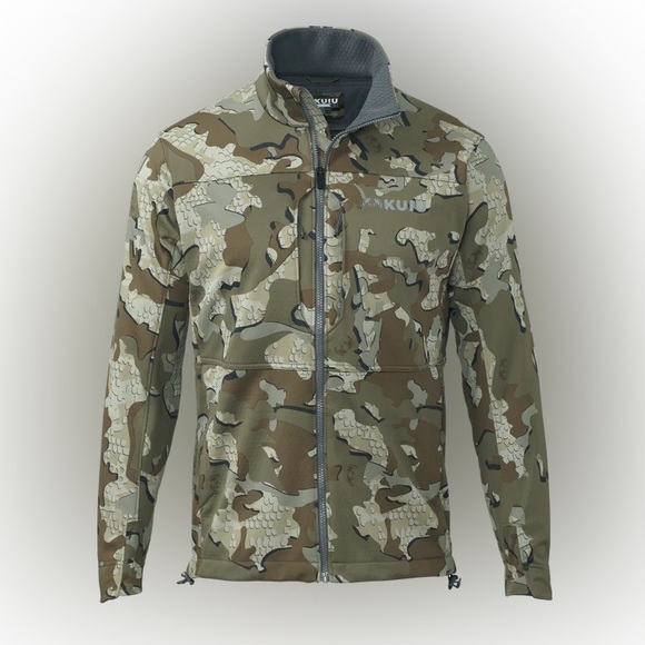 KUIU Encounter Hunting Jacket MEN'S 2XL Valo Camo Silent Wind Water Odor Resist